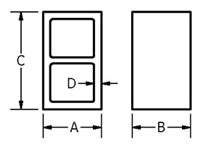BXP-DWG Suburban Tool Box Parallel Drawing CBP-080808