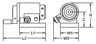 MM-25R Mini-Master Index Fixture Drawing