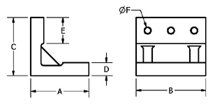 Taft-Peirce Duplex Angle Iron Drawing