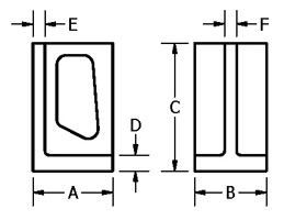 Universal Right Angle Iron Drawing