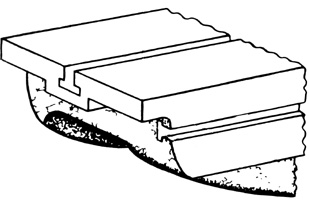 9209 Heavy Duty Bench Center Bed Drawing